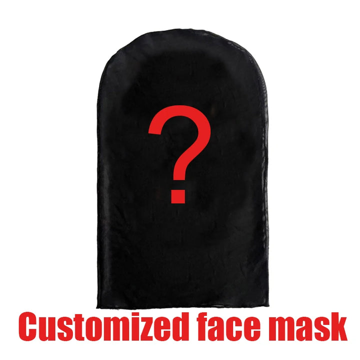 Halloween Cosplay Headwear Fashion Hip Hop Hood Hat Headgear 3D Full Face Mask Elastic Mesh Celebrity Face Mask for Party