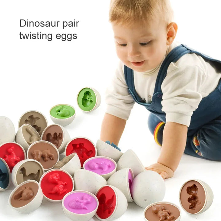 Eggs Screws 3D Puzzle Montessori Learning Education Math Toys Kids Shape Match Smart Game For Children Educational Easter Gifts