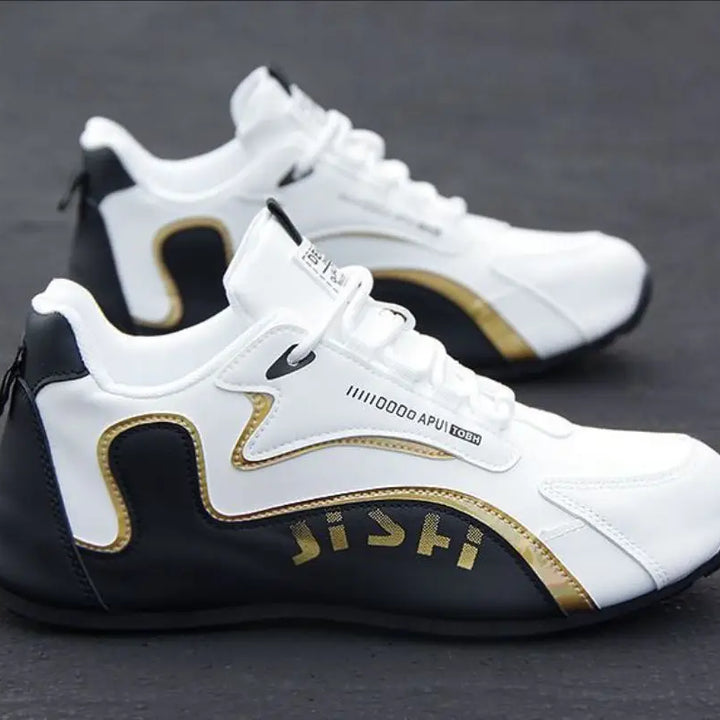 Men's shoes with waterproof and anti slip leather surface, high-end travel shoes, trendy and versatile, autumn men's sports and