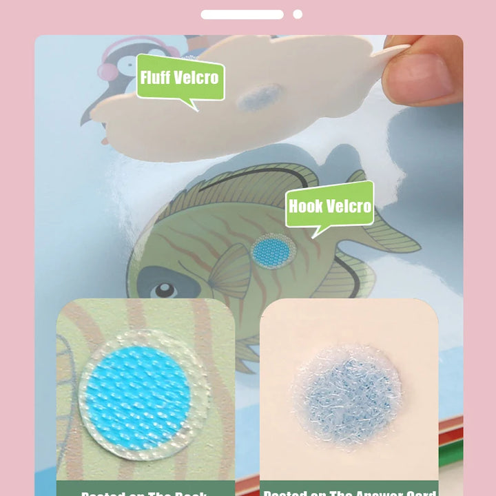 Montessori Busy Book for Kids Sticker Quiet Book Baby Early Educational Toy toddlers Matching Puzzles Game Learning Toys Gifts