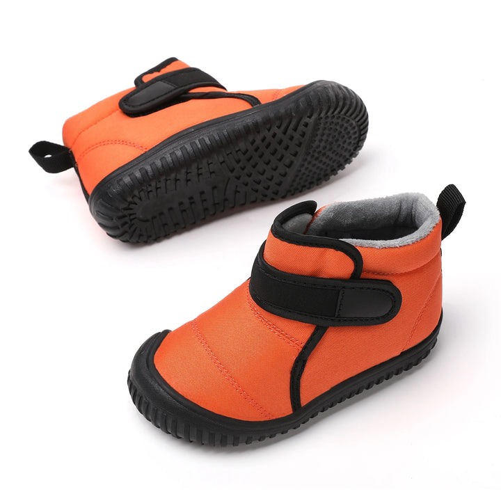 New 2024 Kids Snow Boots Girls Ankle Winter Boots Warm Plush Boys Fur Shoes Children Platform Boots Size 20-28