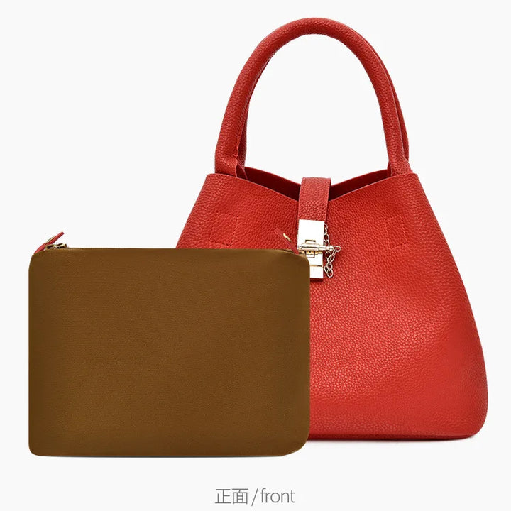 Spacious. Stylish. Ready for Anything.
This large-capacity bucket-style handbag features a sleek lychee pattern, durable PU leather, and a versatile design — perfect as a shoulder or crossbody bag. Ideal for work, travel, or everyday wear. 👜✨