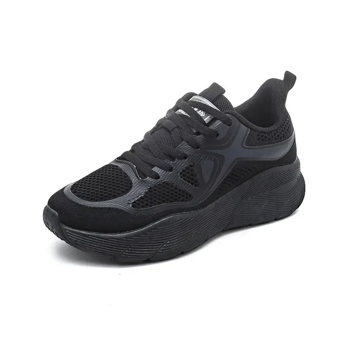 Sports Sneakers for Women Versatile Thick Soled Casual Breathable Running Shoes Soft Sole Slip-Resistant for Everyday Use
