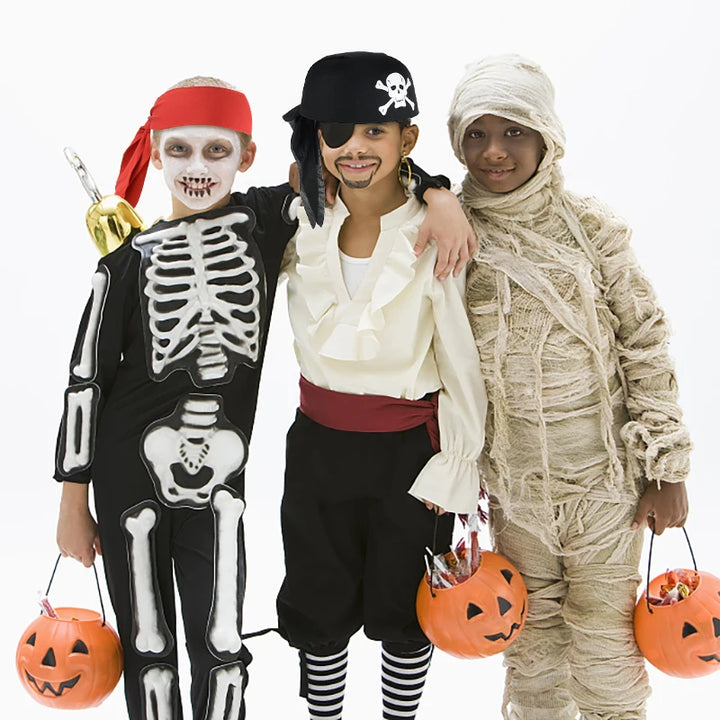 Halloween Pirate Hat Cap Decoration Kids Adult Masquerade Captain Headscarf Cosplay Costume Props Halloween Party Decoration