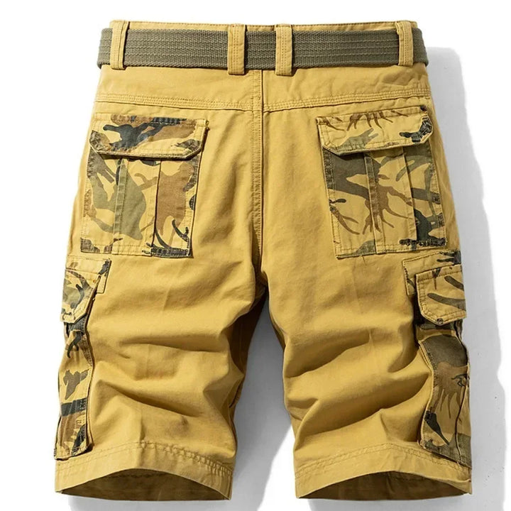 Summer Fashion Tooling Shorts for Men Casual Loose Cargo Shorts Outdoor Sport Pants Men Versatile Straight Cotton Short Trousers