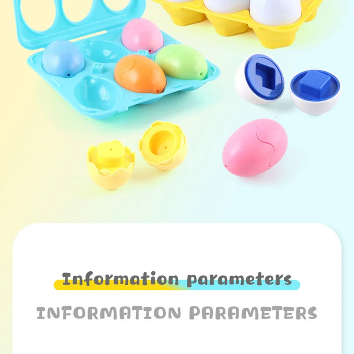 Eggs Screws 3D Puzzle Montessori Learning Education Math Toys Kids Shape Match Smart Game For Children Educational Easter Gifts