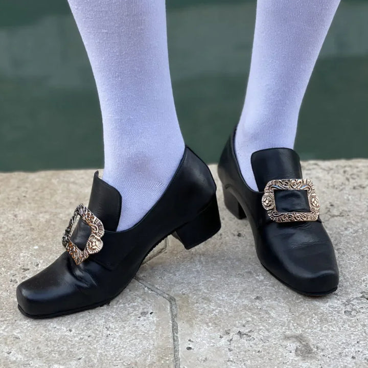 Vintage 18th Medieval Renaissance Cosplay Frock Shoes Noble Men's Women High Heels Mmarie  Antoinette Halloween Fancy Party shoe