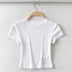 Turn Up the Heat in Style
This slim-fit, stretchy crop top features a sexy O-neck and short sleeves — perfect for summer days and night-outs. Soft, flattering, and made to hug your curves. ☀️👚
