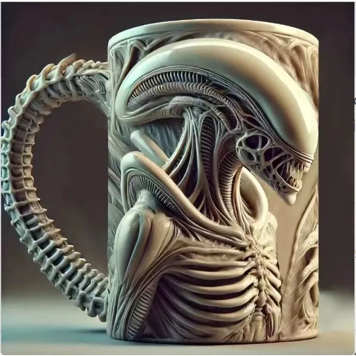 3D stereoscopic new type of mug shaped coffee cup resin handicraft