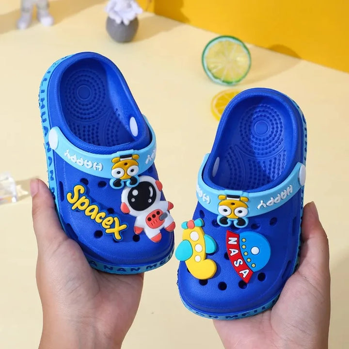 Kids' Cartoon Baby Soft-Sole Sandals – Ultra-Light Non-Slip Infant & Toddler Open-Toe Beach Sandals for Boys and Girls