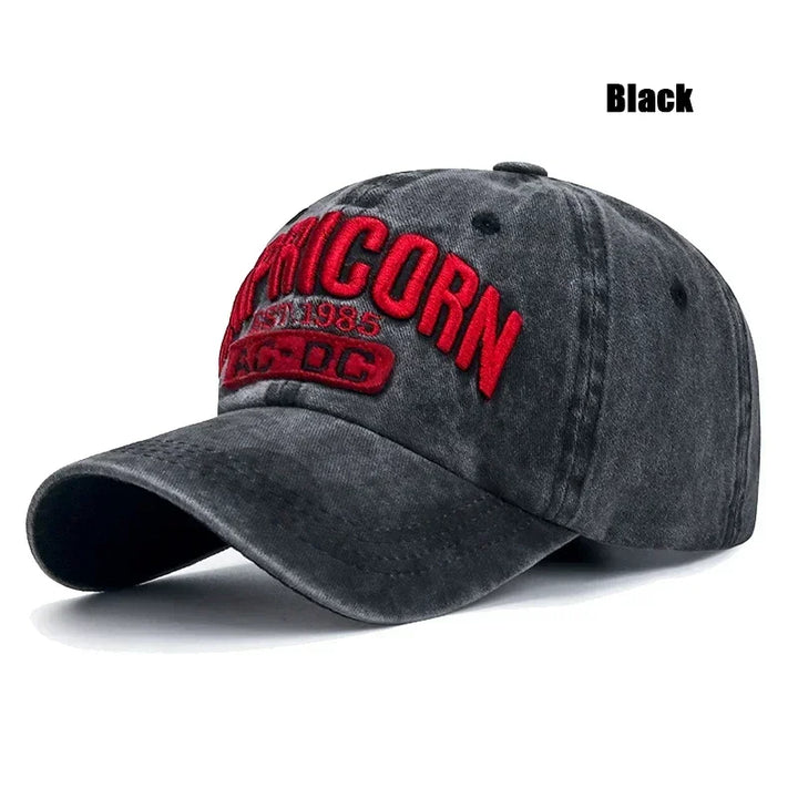 New Retro American Style Washed Old Hat Men and Women Fashion Three-Dimensional Embroidered Letters Sun Visor Baseball Cap