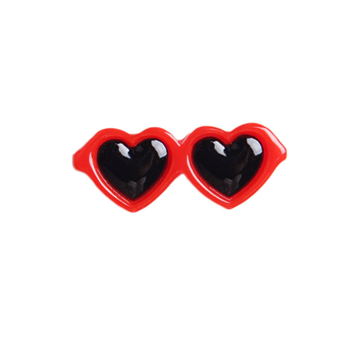 Pet Cute Heart Sunglasses Hairpins Pet Dog Hair Clips Puppy Cat Yorkie Teddy Pet Decor Barrette Hair Accessories For Small Dogs