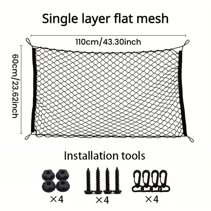 Pet Dog Isolation Net for Car Trunk Elastic Safety Barrier with Mesh Design Pet Protection Cover Dog Car Travel Accessories