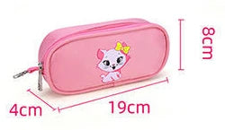 3PCS Kid Backpack For Girls Cartoon Cat Bowknot Children Lovely Bookbag with Lunch Box Schoolbag Gift Girl Backpack Waterproof