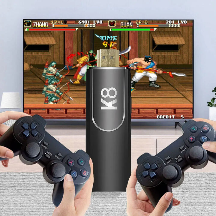 4K HD K8 Gamepad 64G Retro Video Game Console 40000+ Game 40+ Emulator Dual Wireless 2.4G Controller Retro Console Kids Gift Gam