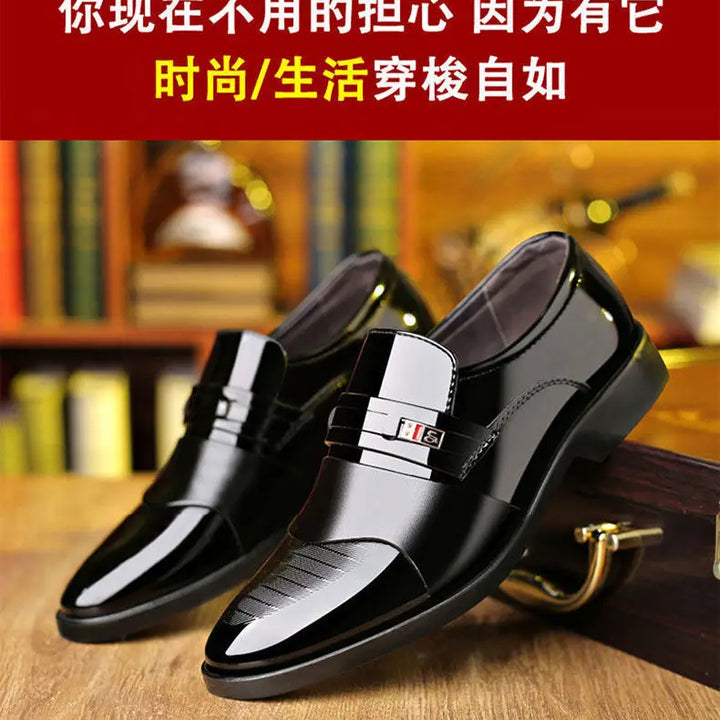 Luxury Men's Dress Shoes Elegant Mens Wedding Party High Quality Dress Shoes Social Man Dress Shoes Round Toe Office Men Loafers