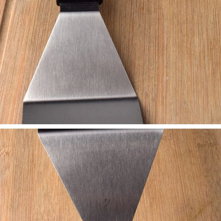 Kitchen Stainless Steel Scraper Cooking Spatula Barbecue Spatula Plate Barbecue Spatula Hamburger Spatula Cooking Utensils