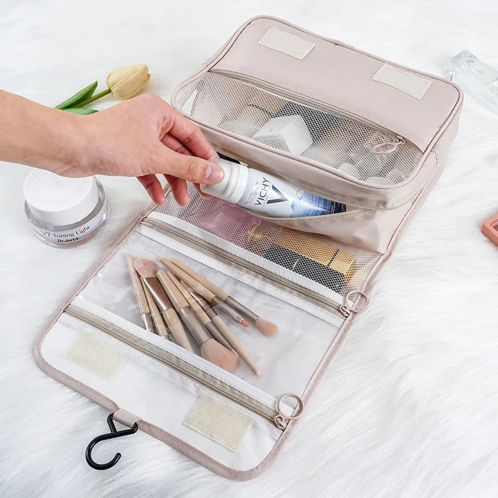 High Quality Cosmetic bag travel portable large-capacity hook wash bag multifunctional portable cosmetic storage finishing bag