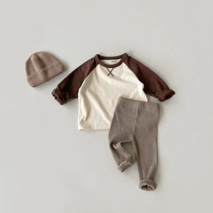 Baby Solid Leggings Girls All-match Striped Skinny Pants Kids Cotton Elasticity Slim Pants Newborn Boy Stretch Trousers