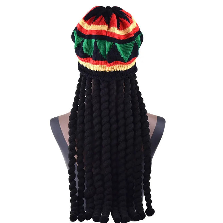 Men’s 60s & 70s Hippie Costume Set – Retro Pants, Shirt, Fringe Vest, Necklace, Glasses & Rasta Hat with Dreadlocks"✨ Step back in time with this complete 60s & 70s hippie outfit! Perfect for Halloween, retro parties, music festivals, and themed events.