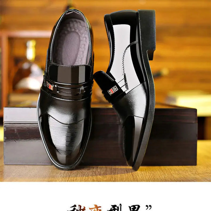 Luxury Men's Dress Shoes Elegant Mens Wedding Party High Quality Dress Shoes Social Man Dress Shoes Round Toe Office Men Loafers