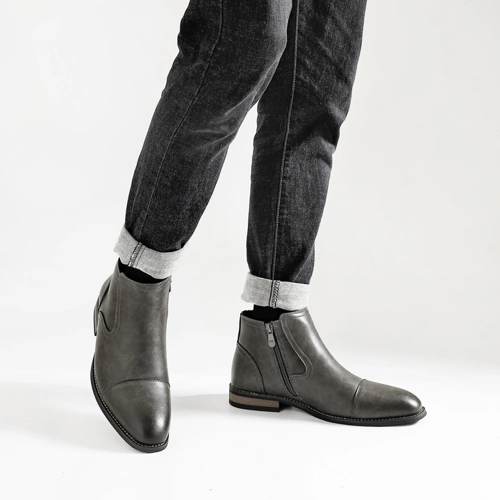 Boots Men Comfortable Fashion 2025 Brand Boots Leather