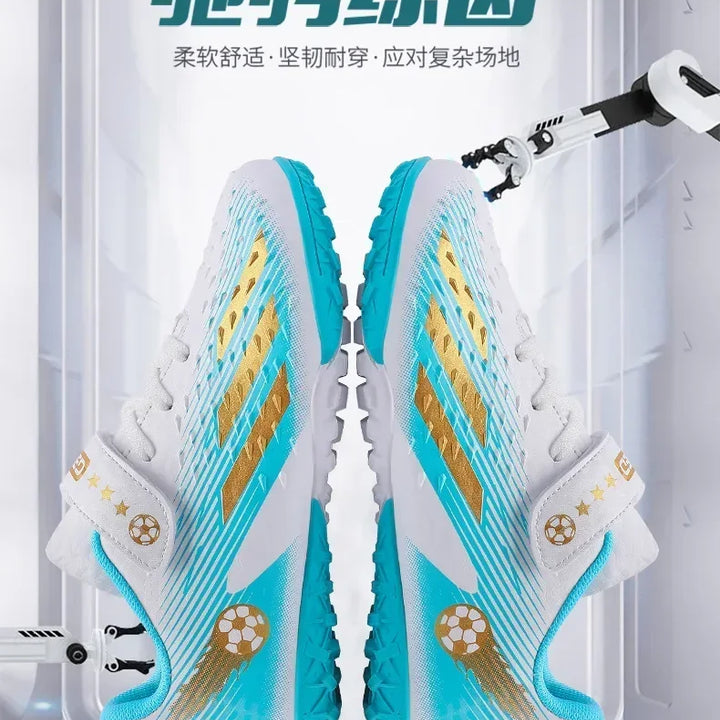 Kids Football Boots Society Cleats Soccer Shoes Boys Indoor Football Field Boots Children Non Slip Fast Training Sneakers Match