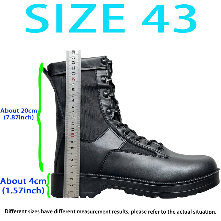 New Brand Leather Man Tactical Combat Boots Men Outdoor Hiking Desert Boots Breathable Male Ankle Boots