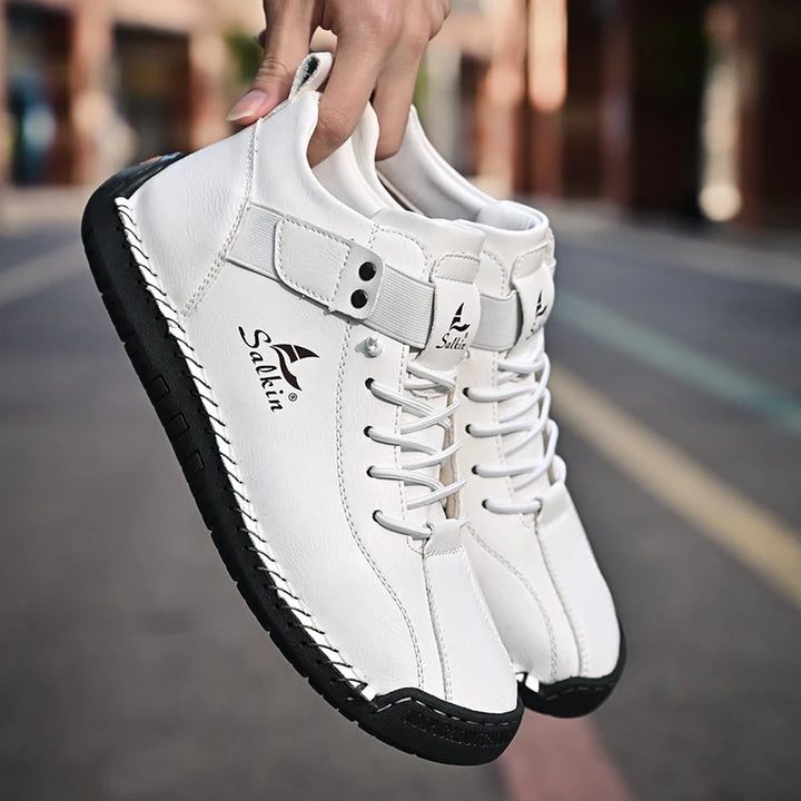 🆕 New 2024 Arrival – Handmade Leather Perfection
Upgrade your look with our Handmade Leather Sneakers & Ankle Boots – crafted for comfort, built for the outdoors, and designed for everyday style.
✅ Premium leather
✅ Solid color finish
✅ Urban + outdoor r