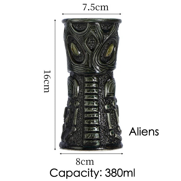 Hawaii Tiki Mugs Cocktail Cup Beer Beverage Mug Wine Mug Ceramic Tiki Mugs