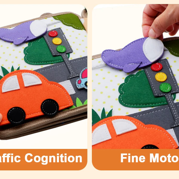 Baby Toy Soft 3D Cloth Book First Book Montessori Infant Early color Cognitive Educational Toys Learning Basic Life Skills Toys