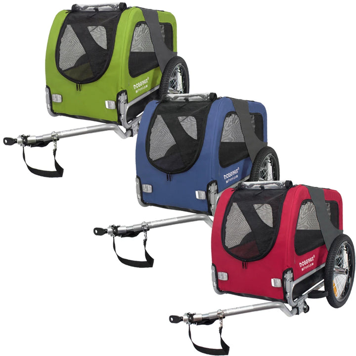 Pet Bicycle Trailer, Steel Pipe Material Waterproof Fabric, Safety Reflective Strip Design Suitable for Traveling with Pets