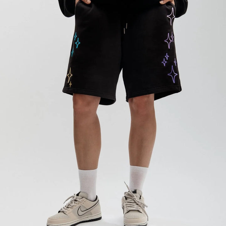 Streetwear Men's Shorts созвездие Stars Graphic Print Oversized Jorts Baggy Harajuku Short Pants Y2k Unisex Clothing Korean Goth