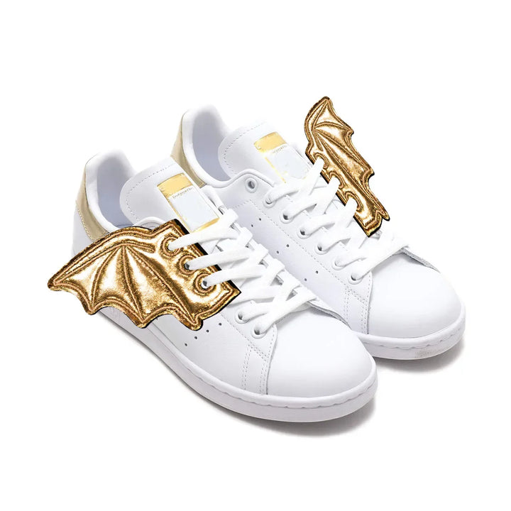 Halloween Party Bats Wings Shoes Charms Accessory Boots Bat Wings Lace Up Sport Shoes Wings DIY Skate Punk Shoe DIY Decorations