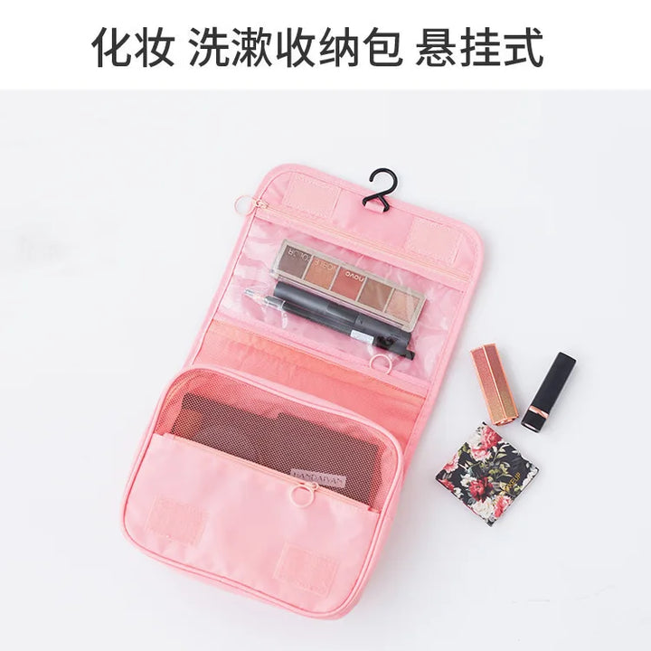 High Quality Cosmetic bag travel portable large-capacity hook wash bag multifunctional portable cosmetic storage finishing bag