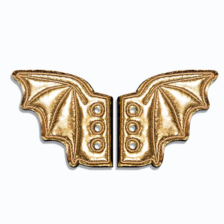 Halloween Party Bats Wings Shoes Charms Accessory Boots Bat Wings Lace Up Sport Shoes Wings DIY Skate Punk Shoe DIY Decorations
