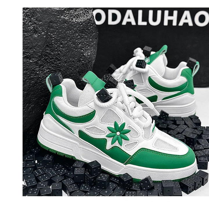 Men Platform Vulcanized Shoes New Fashion Increased Thick Sole Breathable Casual Wear Resistant Casual Sports Shoes for Men