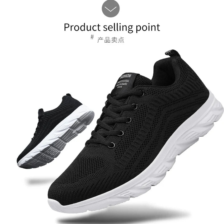 New Athletic Shoes for Men Shoes Sneakers Black Casual Men Mesh Sneakers Breathable Tennis Running Walking Gym Men Shoes
