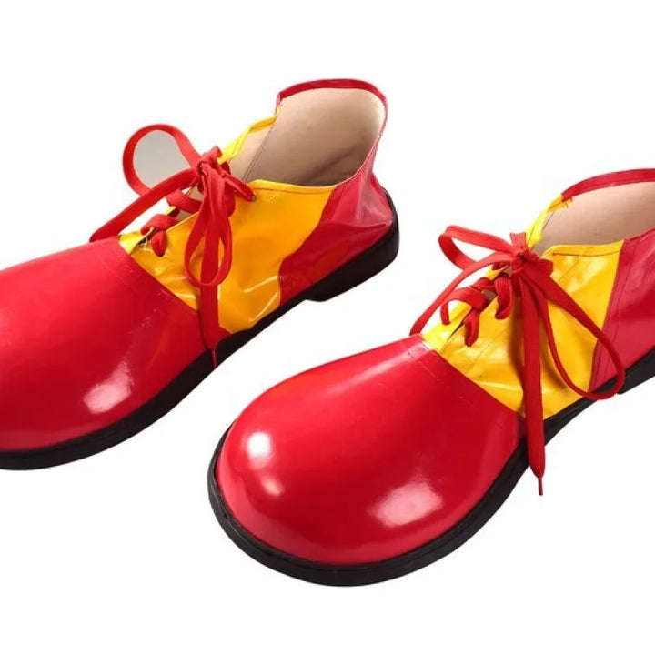 Halloween  Clown Shoes Stage Show Leather Shoes