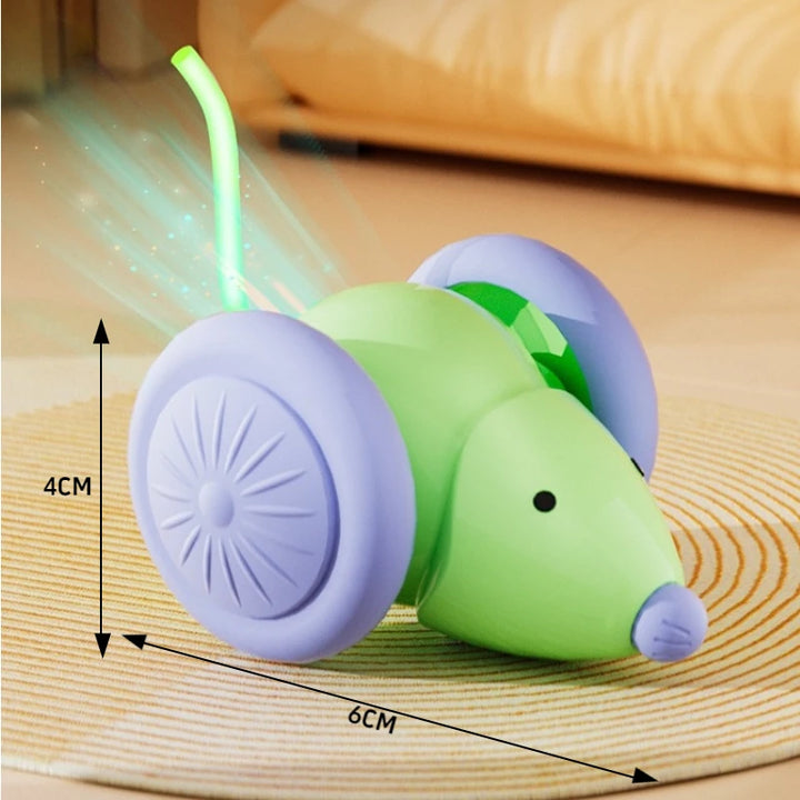 Pet Toys Interactive Cat Toy Electric Mouse Car Automatic Teaser Intelligent Obstacle Avoidance Pet Products Cat Accessories