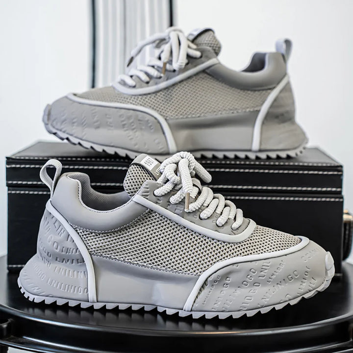 Men's Shoes - 2025 Summer New Style Anti-slip and Wear-resistant Sports Shoes with Breathable Mesh Surface and Casual Style