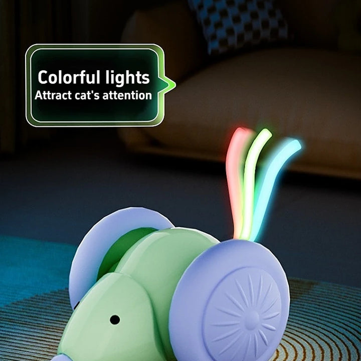 Pet Toys Interactive Cat Toy Electric Mouse Car Automatic Teaser Intelligent Obstacle Avoidance Pet Products Cat Accessories