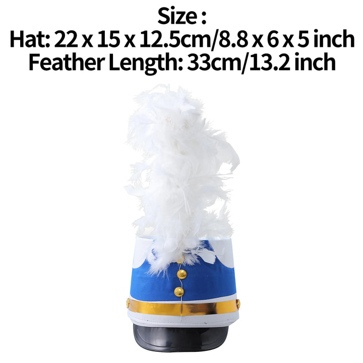 Nutcrackers Hat - Soldier Hat - Drum Major Hat - Marching Band Hat - Children Adult Halloween Cosplay Soldier Costume Party Hat