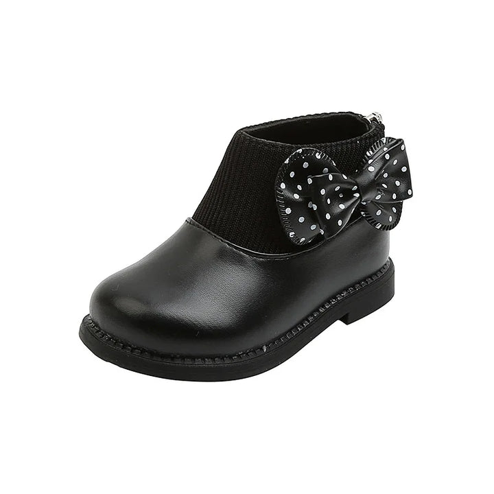 ботинки Kid Shoe Kid Plush Fashion Boots 2023 New Soft Leather Boot Versatile Ankle Boot Soft Soled Girl Boots Kids Cotton Boots