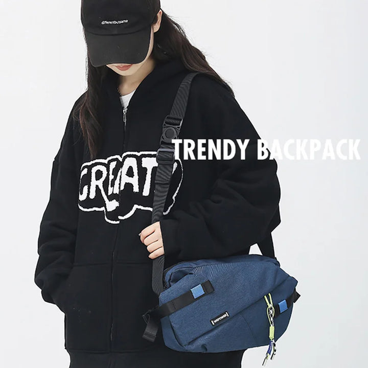 High Quality Nylon Panelled Waist Packs 2024 New Brand Unisex Chest Pack Casual Outdoor Travel Crossbody Bag Men Wasit Belt Bags