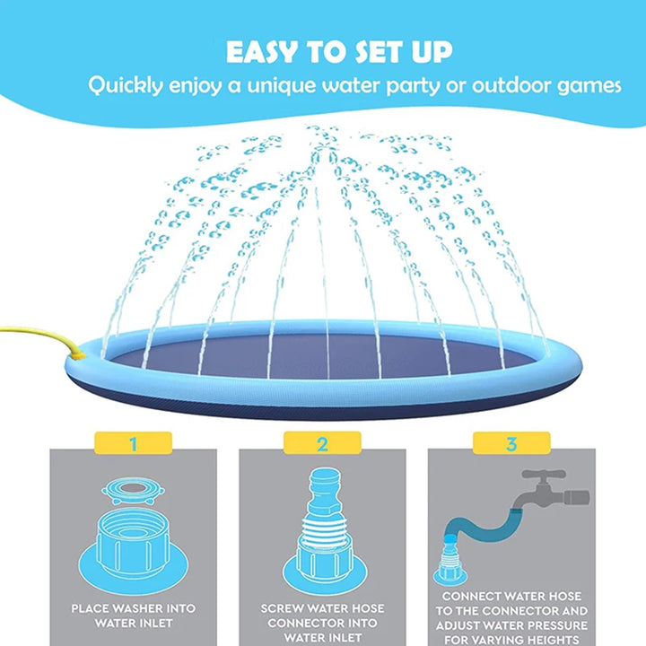 🐾 Cool Down the Fun Way!
Treat your pup to our Dog Splash Pad – a safe, reusable water play mat that keeps your furry friend cool and active all summer long!
✅ Durable PVC material
✅ Easy to set up & clean
✅ Perfect for outdoor play

🛒 Get yours now!!!