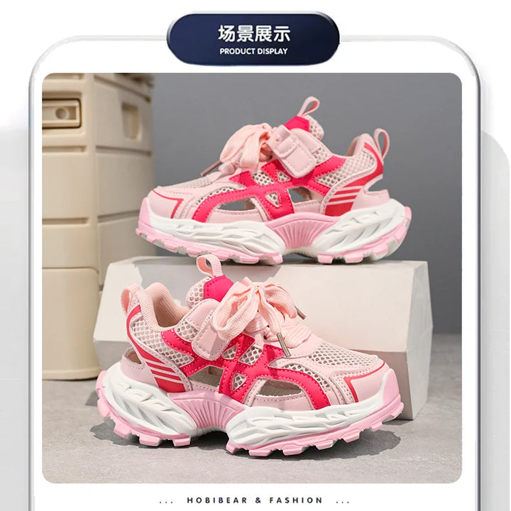 Kids Sneakers Children Mesh Casual Sports Shoes for Boys Breathable Summer Walking Sneakers Girl Sport Lightweight Running Shoes