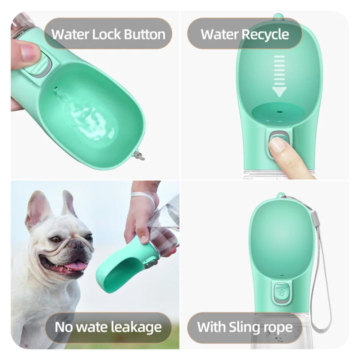 ✨ No more thirsty walks! 🐾 Portable, leakproof water bottle for dogs & cats – hydrate anywhere, anytime. 💧🚶‍♂️ 💧 One-Hand Use – Press to release water, easy for walks & travel
🐶 For All Pets – Perfect for small & large dogs, cats, puppies