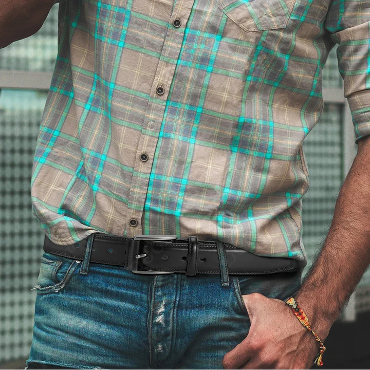 Men Belts High Quality Genuine Leather LONG Large Pin Buckle Metal Automatic Buckle Male Belts Strap Male