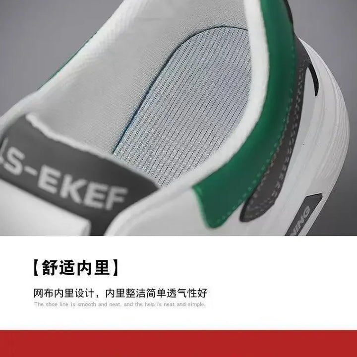 2025 new men's shoes with low top leather, fashionable and trendy running and sports, one foot casual shoes, and trendy shoes